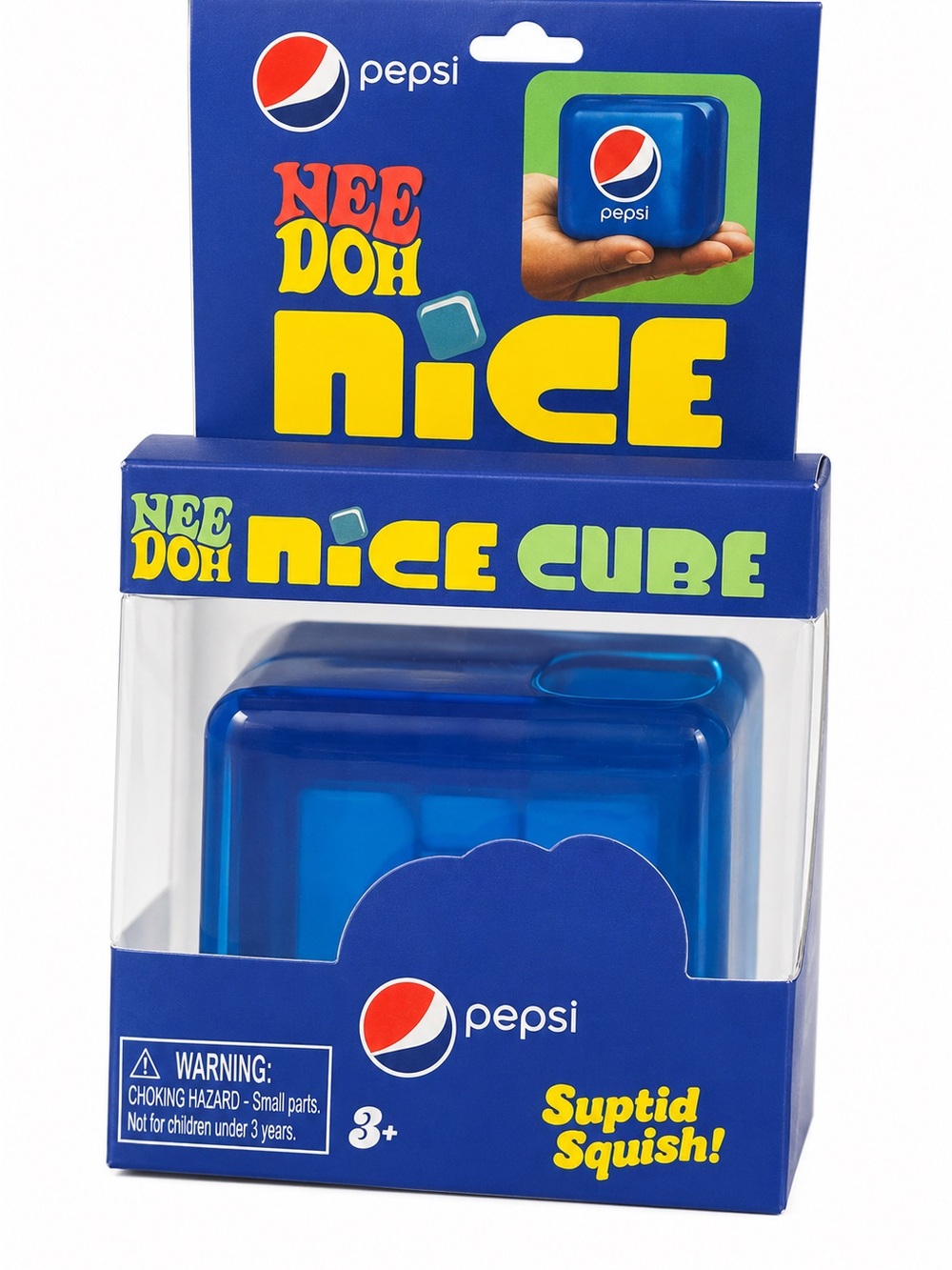 Pepsi Blue NeeDoh Nice Cube Squishy Toy
